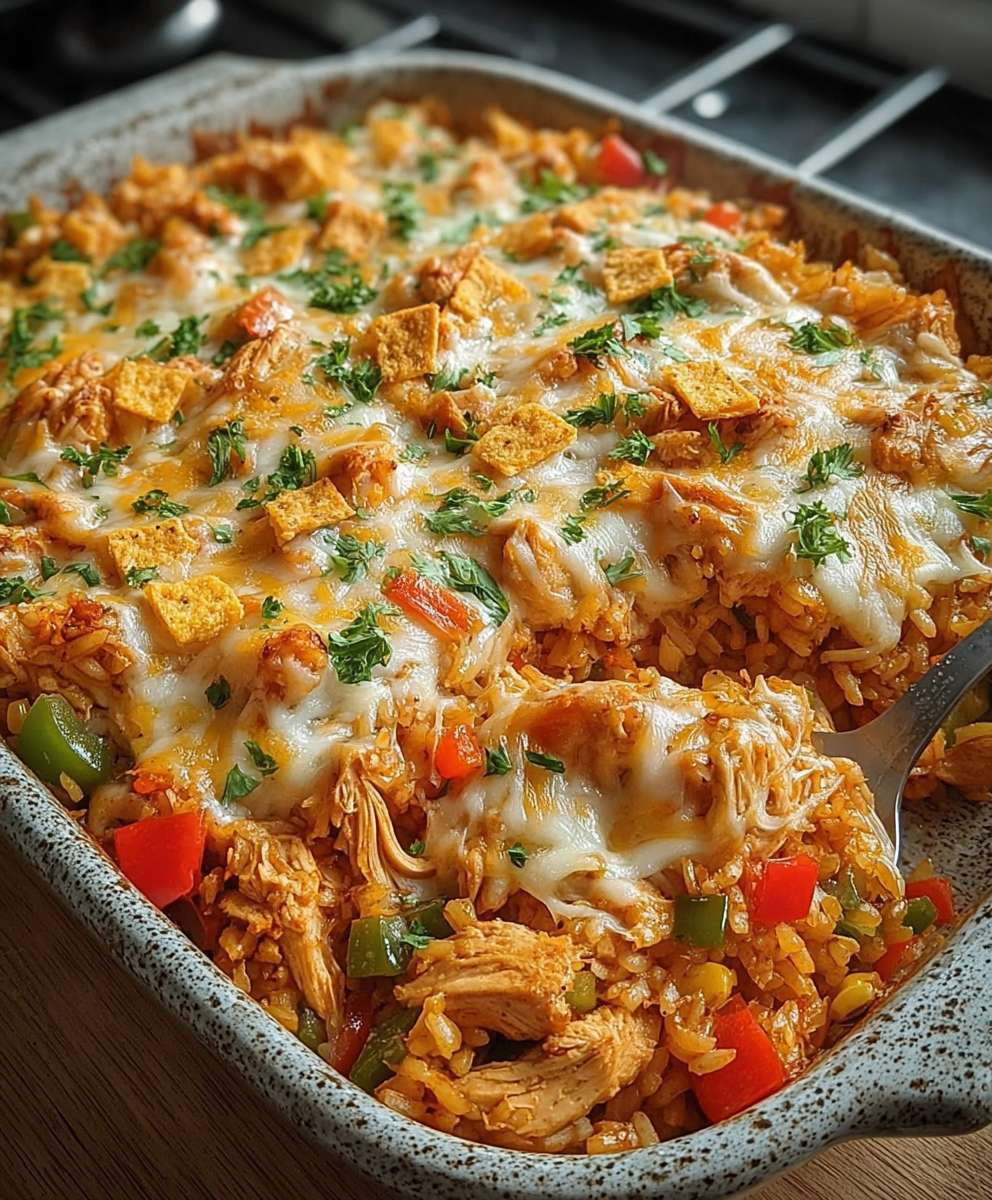 Fajita Auflauf mit Hähnchen