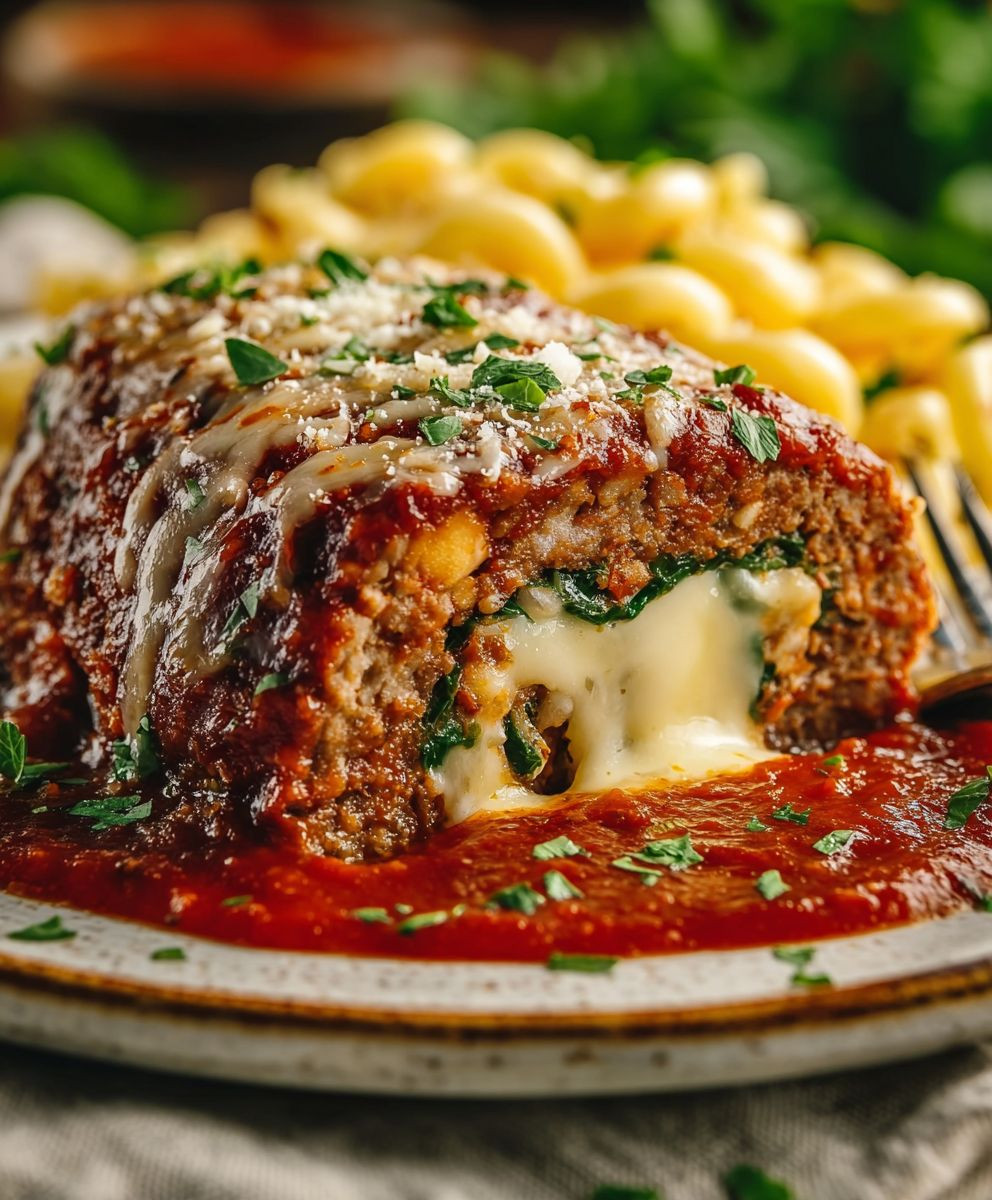 Gefüllter Italienischer Hackbraten