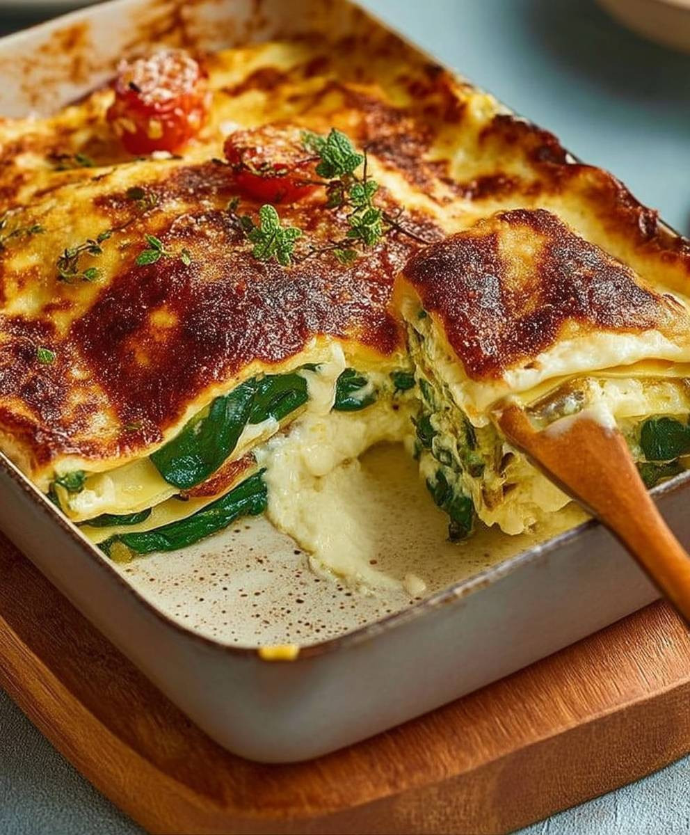 Mangold Lasagne vegetarisch einfach