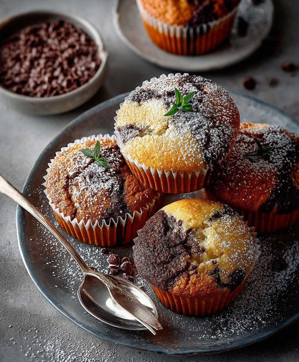 Marmormuffins backen einfach