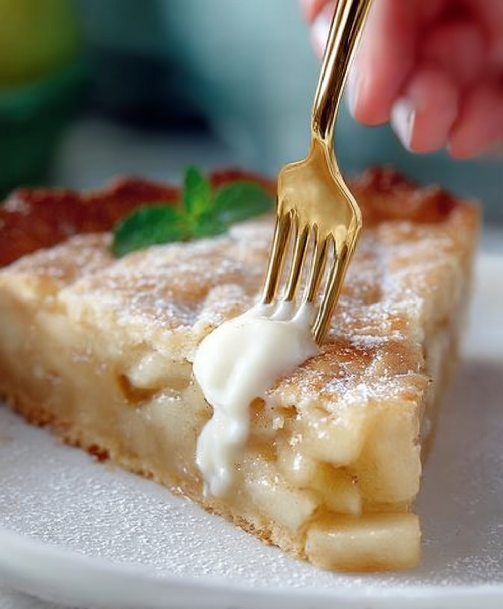 Gedeckter Apfelkuchen backen