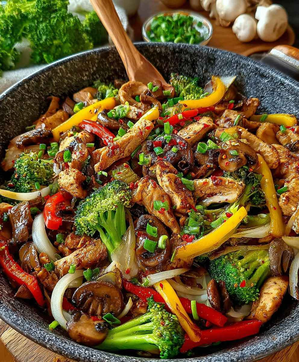 Low Carb Geflügel Gemüsepfanne