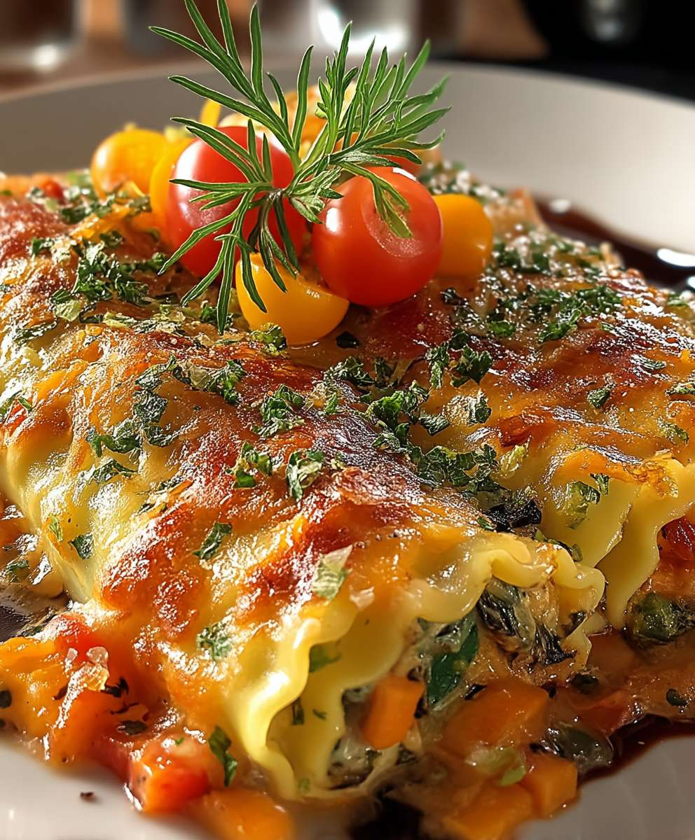 Vegetarische Cannelloni Gemüsefüllung