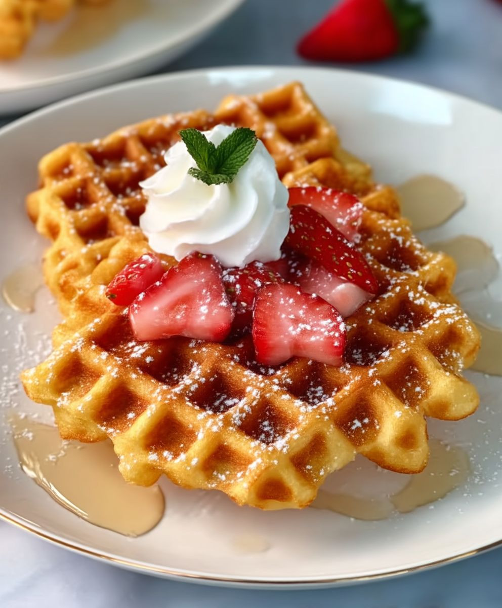 Zuckerfreie gesunde Waffeln