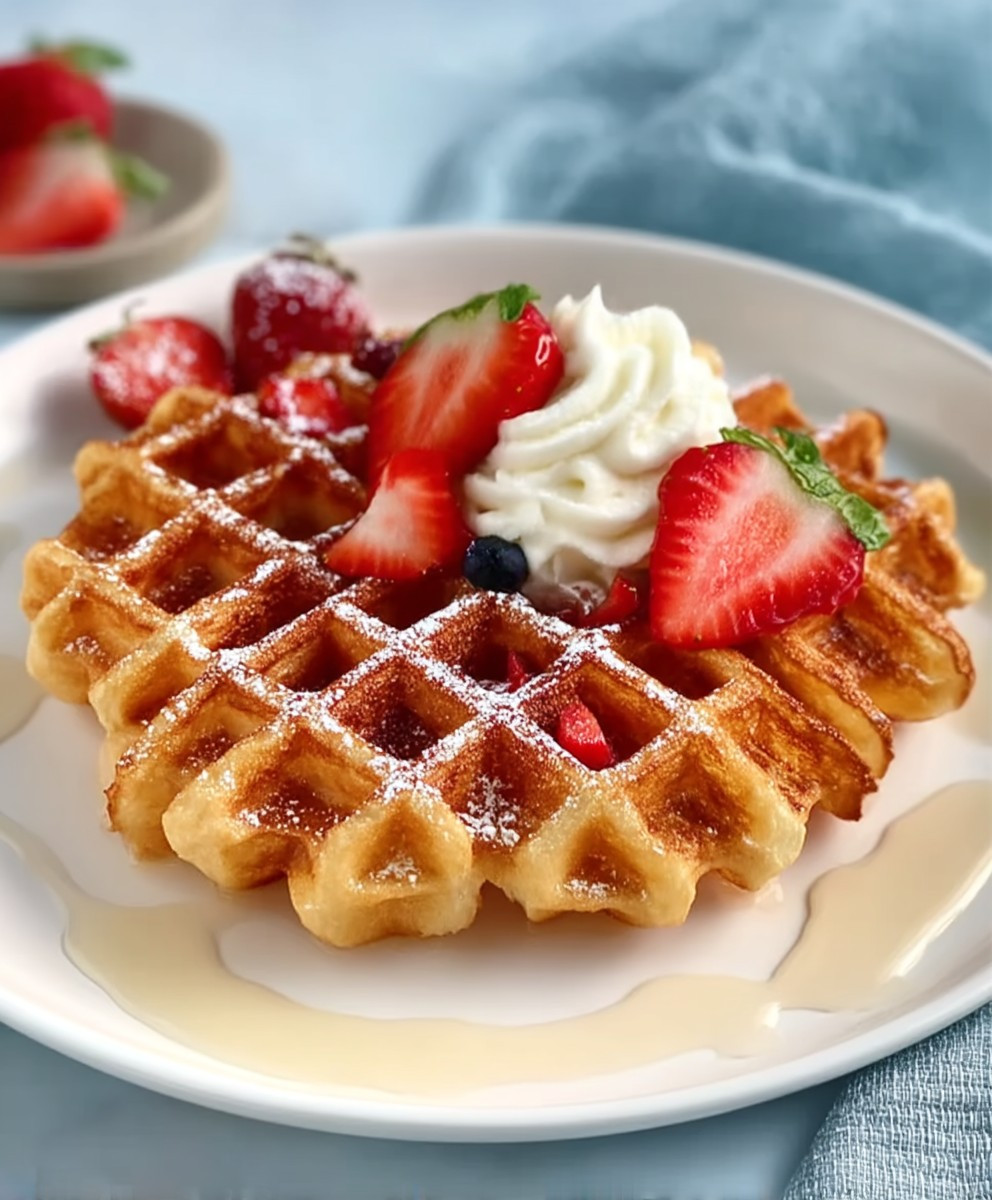 Zuckerfreie gesunde Waffeln