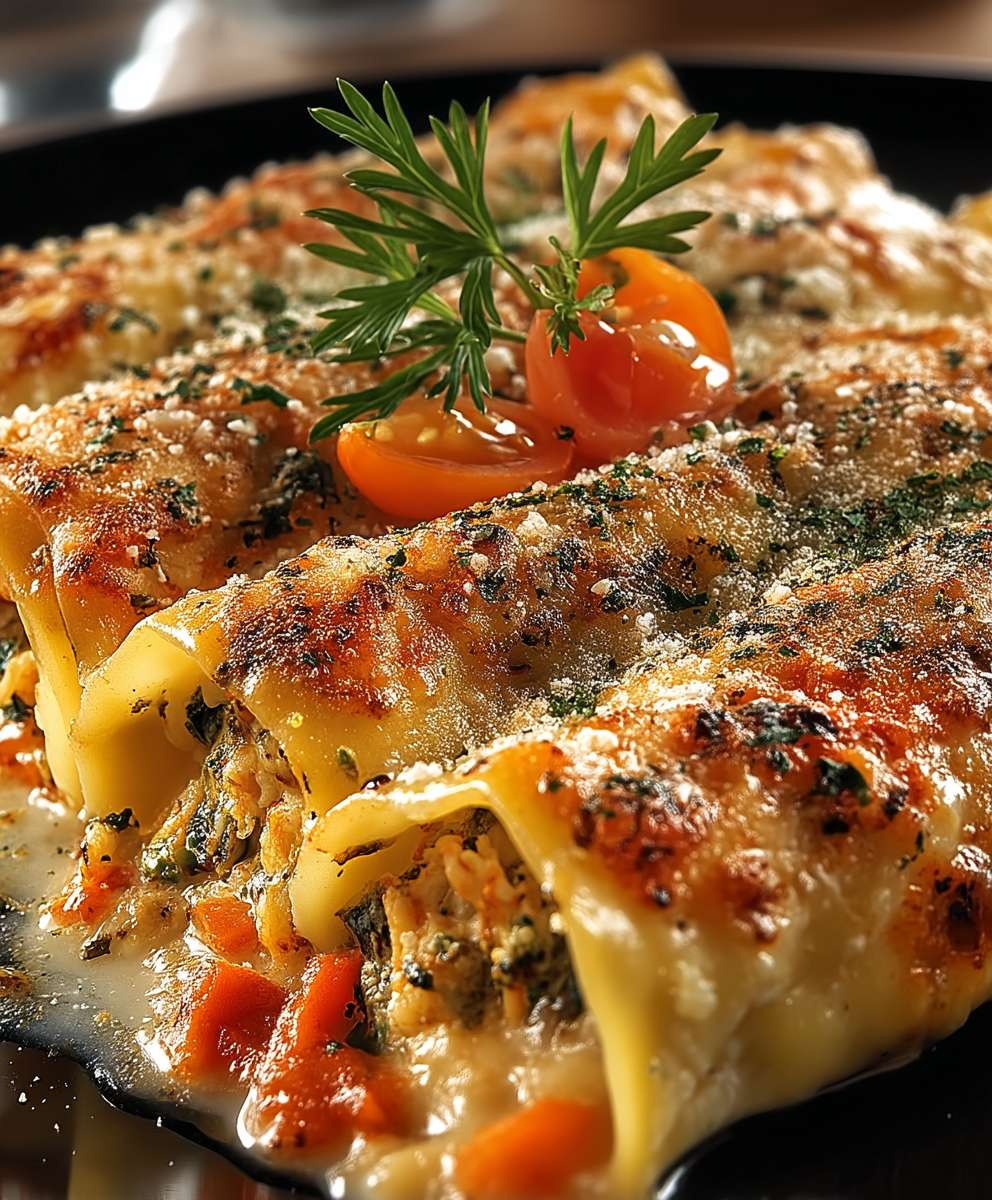 Vegetarische Cannelloni Gemüsefüllung