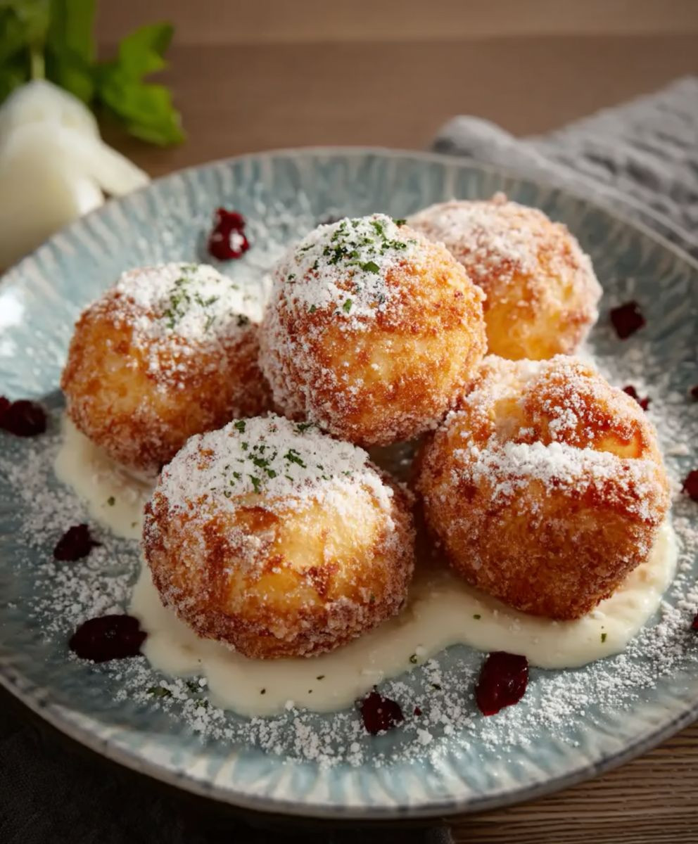 Heißluftfritteuse Quarkbällchen