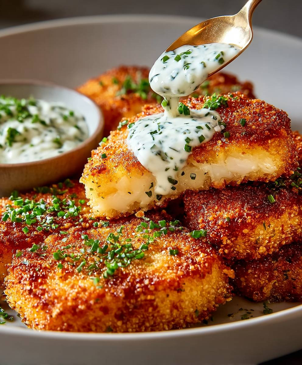 Airfryer Kohlrabi Schnitzel