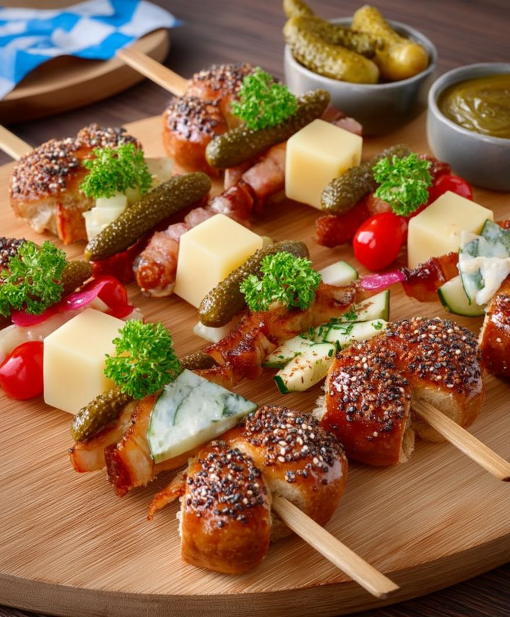Brotzeit Spieße Fingerfood