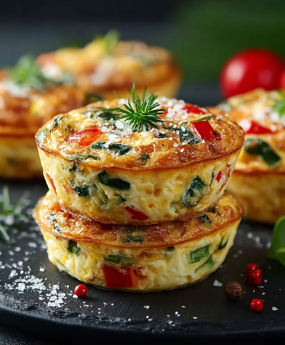 Mini Quiches Gemüse Weihnachtsbrunch