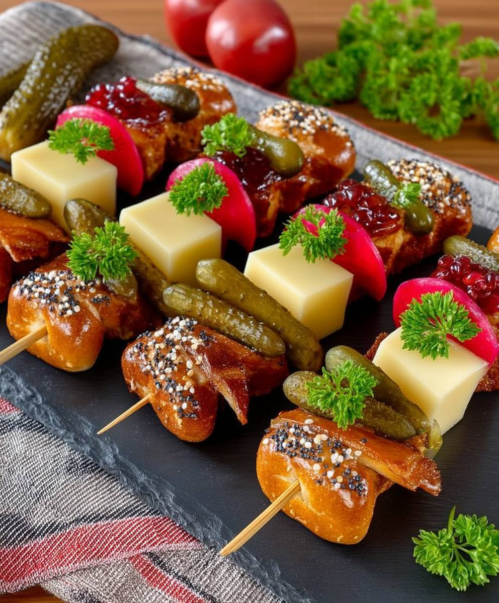 Brotzeit Spieße Fingerfood