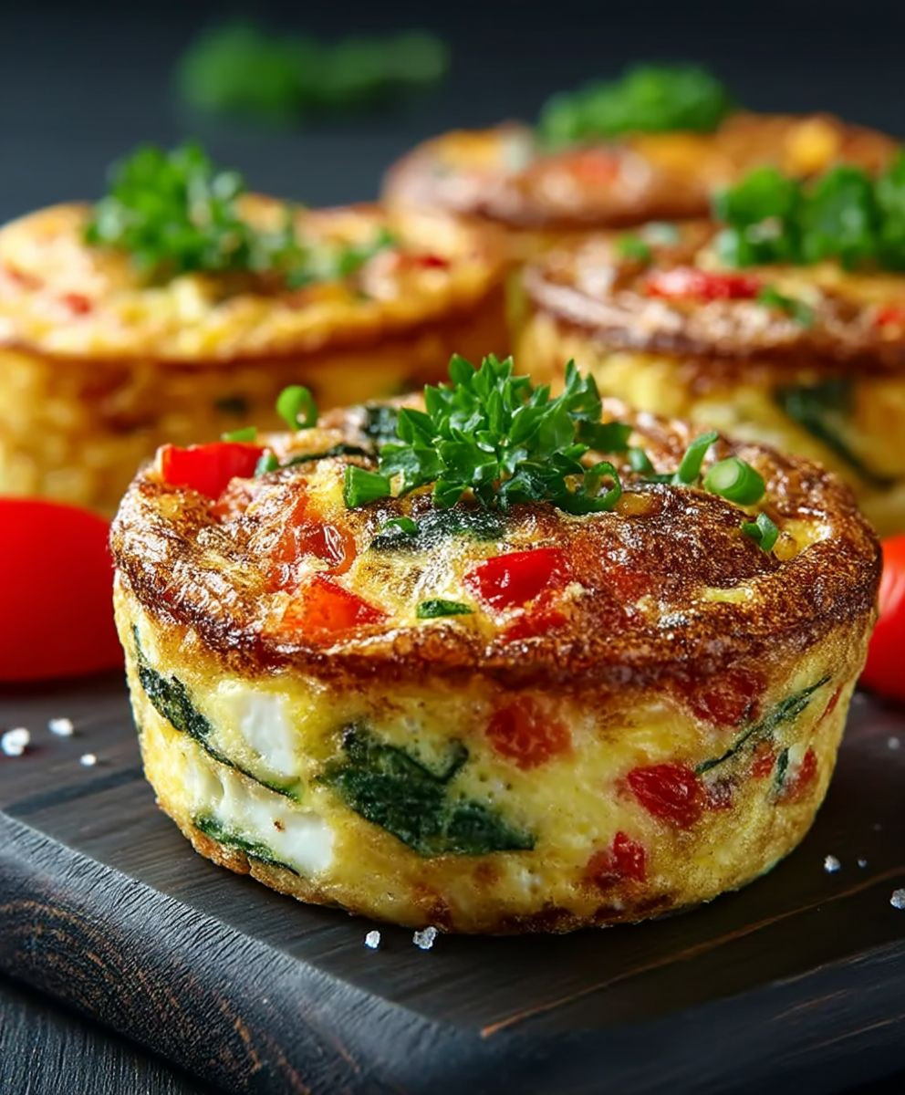 Mini Quiches Gemüse Weihnachtsbrunch