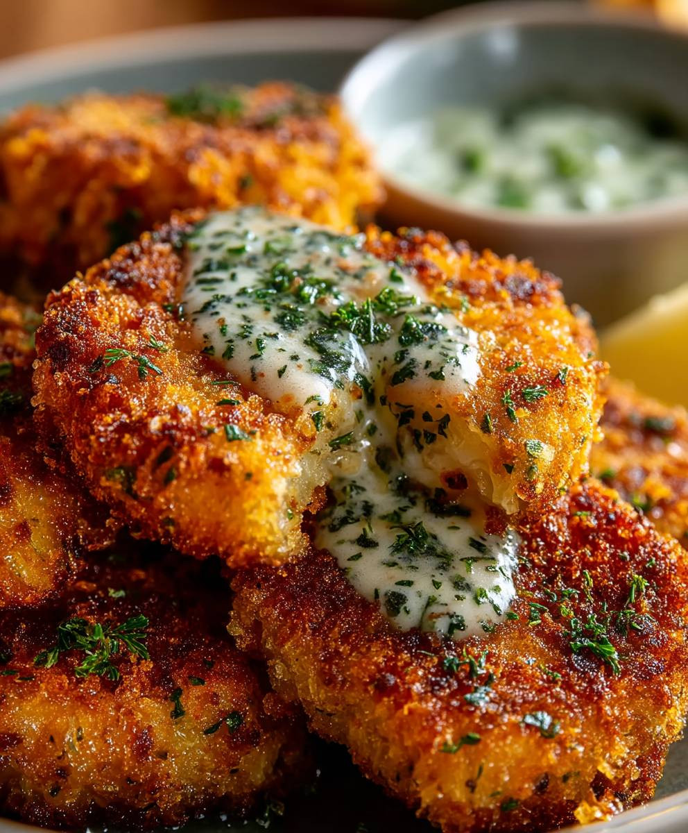 Airfryer Kohlrabi Schnitzel