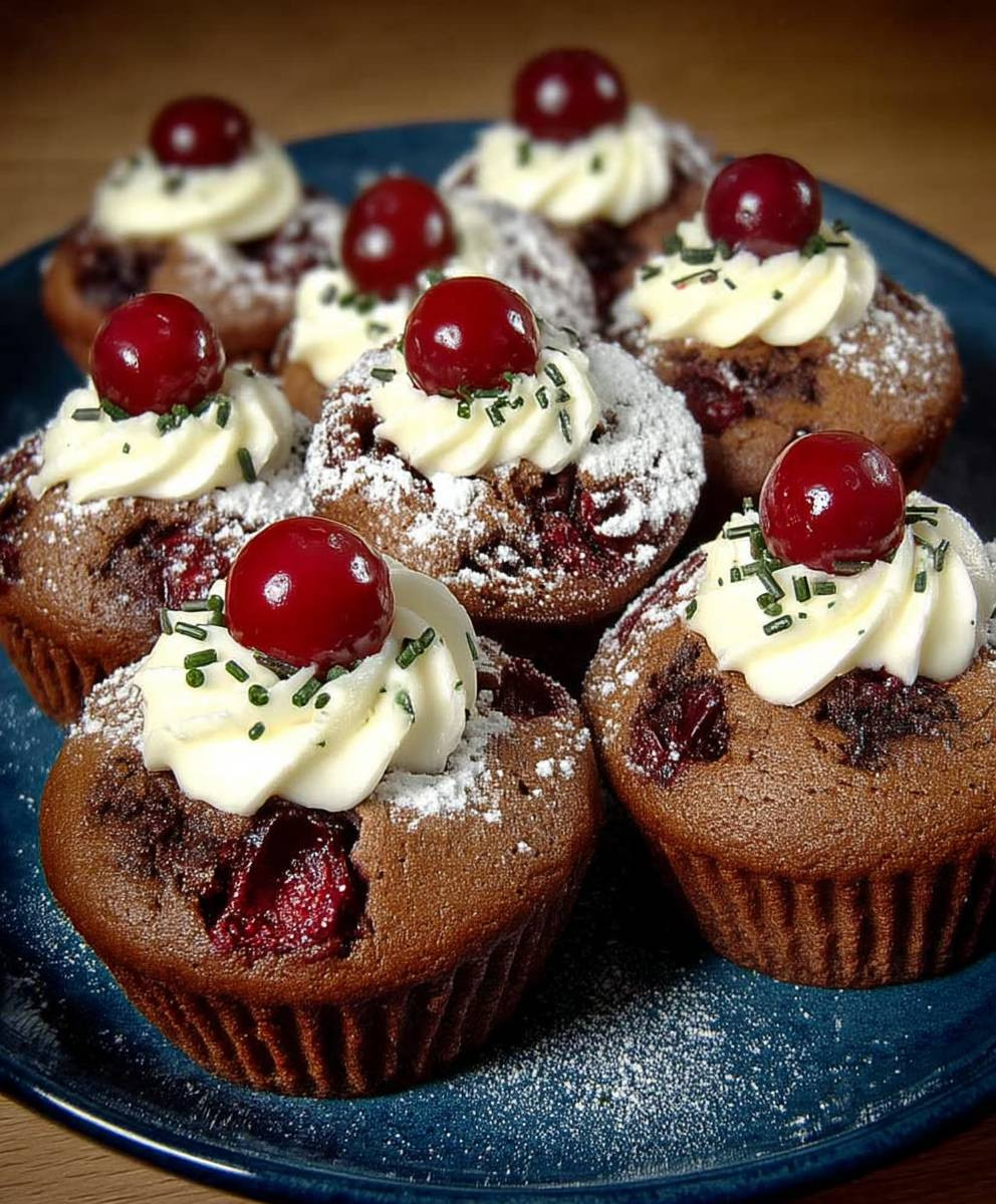 Schwarzwälder Kirsch Muffins