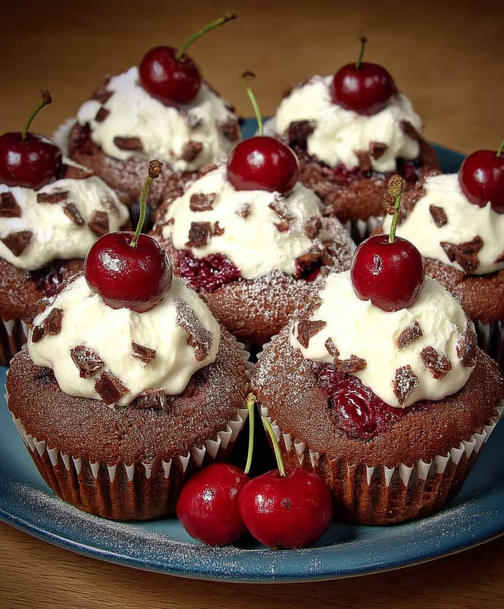 Schwarzwälder Kirsch Muffins