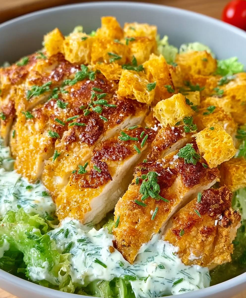 Caesar Hähnchen Bowl