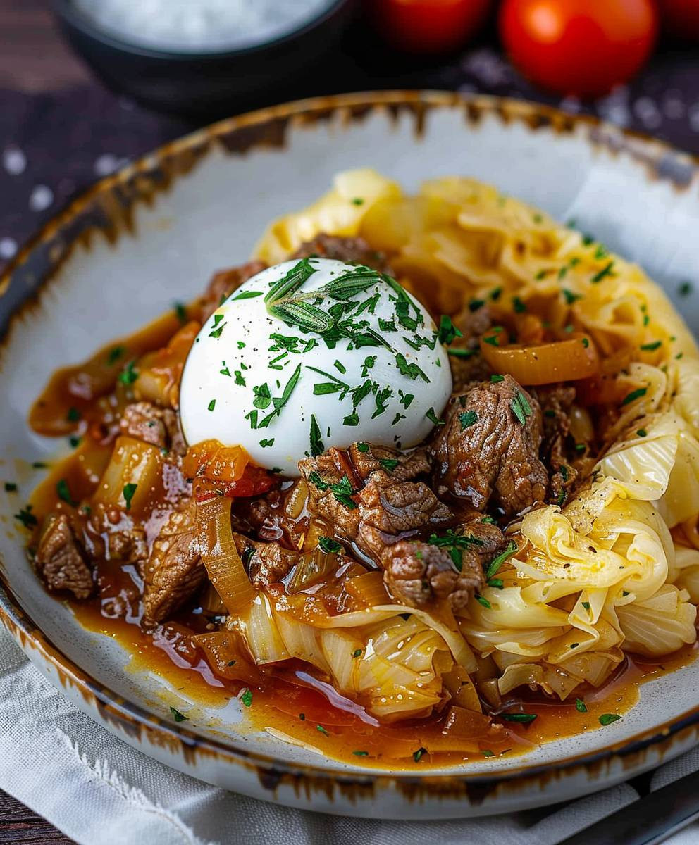 Schmorkohl mit Hackfleisch