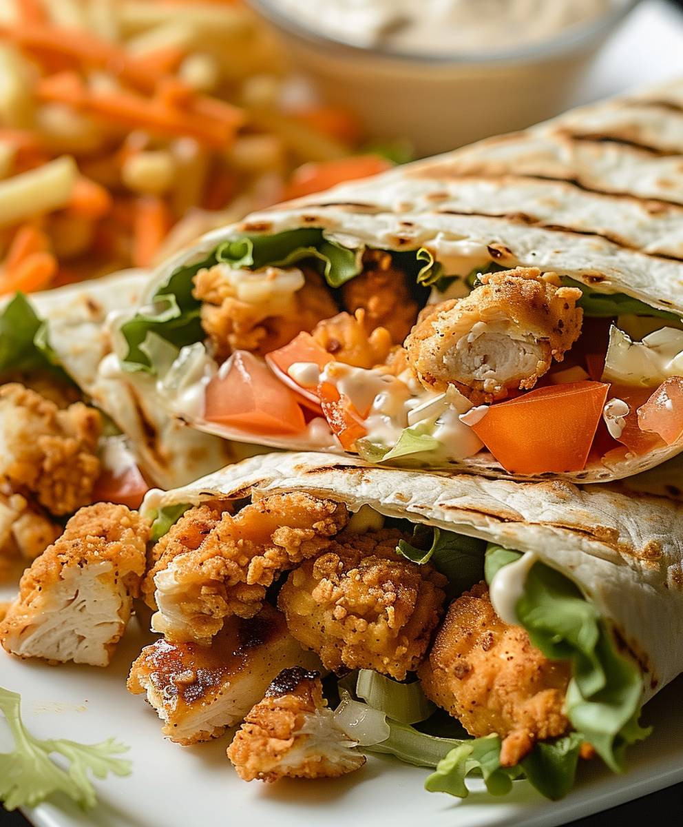 Chicken Ranch Snack Wrap
