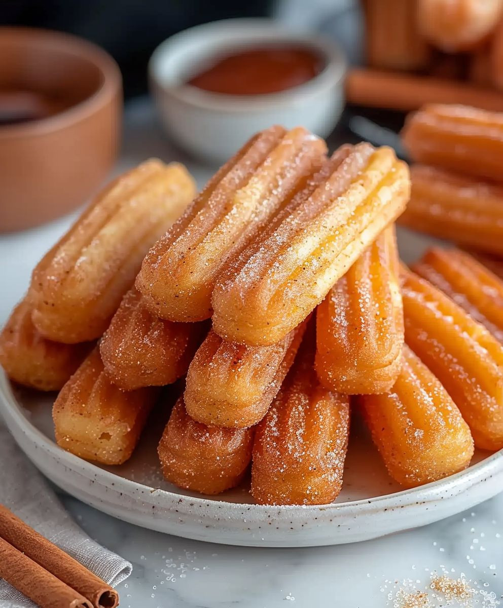 Einfache Churro Bites backen
